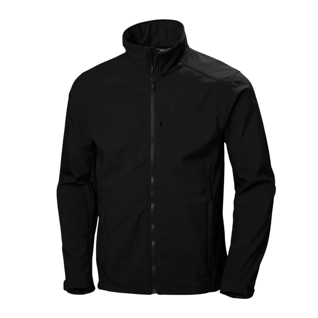 Chaqueta softshell Helly Hansen Paramount, negra, cortavientos e impermeable con forro polar.