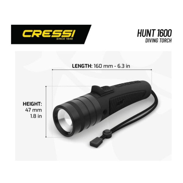 LINTERNAS CRESSI HUNT 1600
