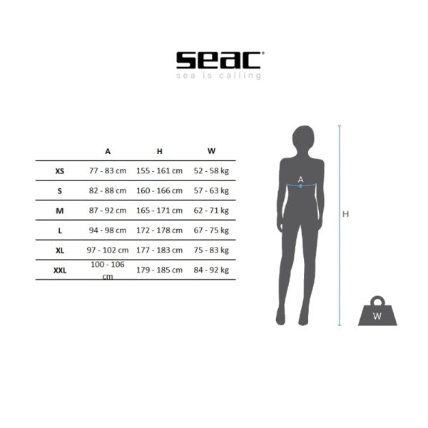 TRAJE NEOPRENO SEACSUB RELAX 2MM W SHORTY